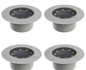 Set van 4 Solar LED Grondspots – Buitenverlichting met Automatische Sensor
