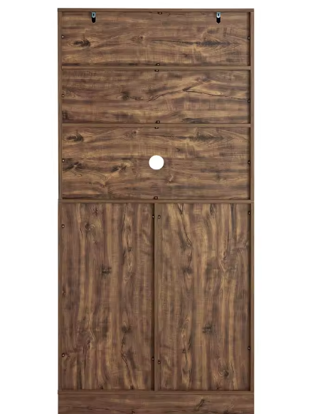 Buffetkast Dressoir Schuifdeur Commode – Vintage Opbergkast voor Keuken en Hal