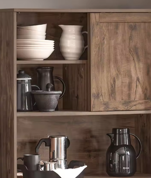 Buffetkast Dressoir Schuifdeur Commode – Vintage Opbergkast voor Keuken en Hal