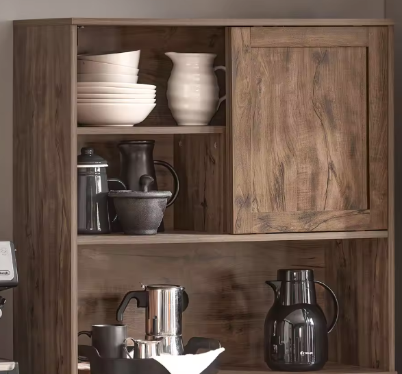 Buffetkast Dressoir Schuifdeur Commode – Vintage Opbergkast voor Keuken en Hal