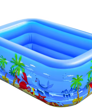 Opblaasbaar kinderballenbad – PVC zwembad voor binnen en buiten, 120–150 cm