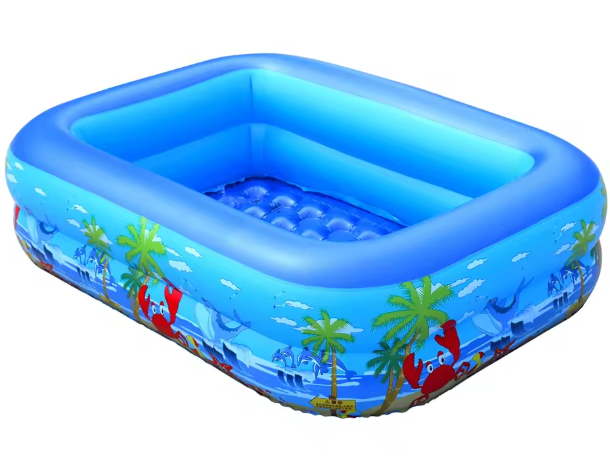 Opblaasbaar kinderballenbad – PVC zwembad voor binnen en buiten, 120–150 cm