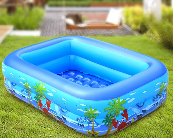 Opblaasbaar kinderballenbad – PVC zwembad voor binnen en buiten, 120–150 cm