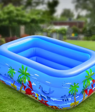 Opblaasbaar kinderballenbad – PVC zwembad voor binnen en buiten, 120–150 cm