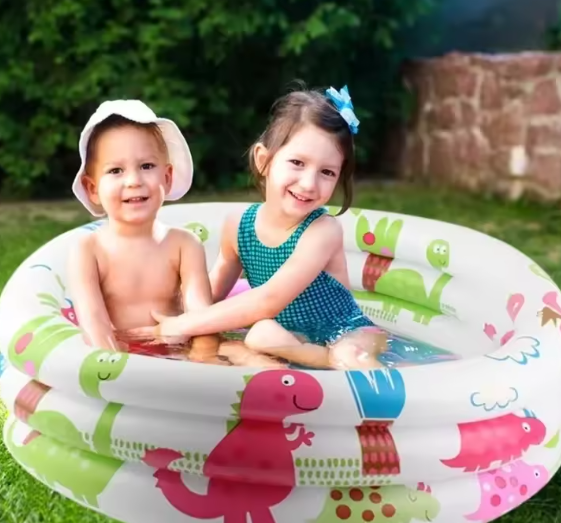 Opblaasbaar babyzwembad – Draagbaar PVC zwembad voor kinderen en peuters