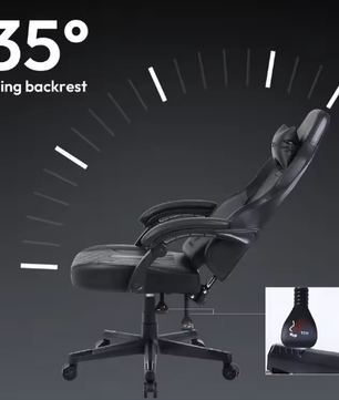 Ergonomische Gamingstoel – Verstelbare Computerstoel met PU-leer