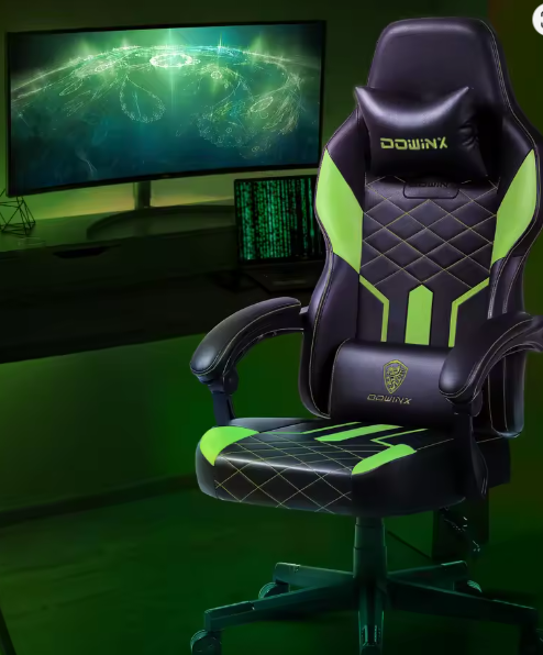 Ergonomische Gamingstoel – Verstelbare Computerstoel met PU-leer