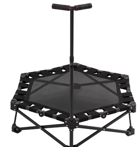 Hexagon Foldable Trampoline – Mini Fitness Trampoline voor Volwassenen