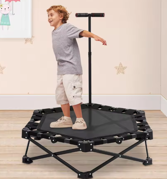 Hexagon Foldable Trampoline – Mini Fitness Trampoline voor Volwassenen