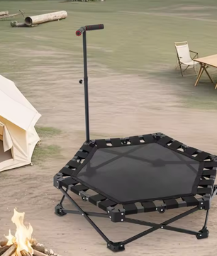 Hexagon Foldable Trampoline – Mini Fitness Trampoline voor Volwassenen