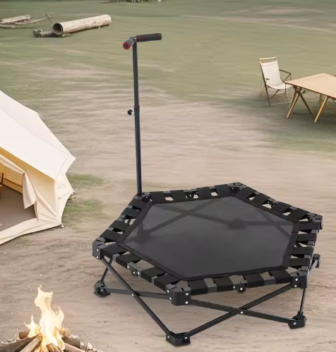 Hexagon Foldable Trampoline – Mini Fitness Trampoline voor Volwassenen
