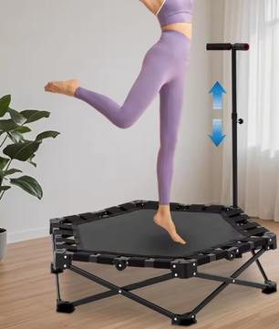 Hexagon Foldable Trampoline – Mini Fitness Trampoline voor Volwassenen