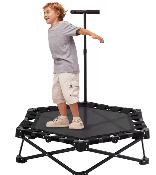 Hexagon Foldable Trampoline – Mini Fitness Trampoline voor Volwassenen