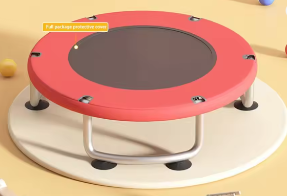 Kindertrampoline met Beveiligingsnet & Speelaccessoires – Verstelbaar 3-8 Jaar