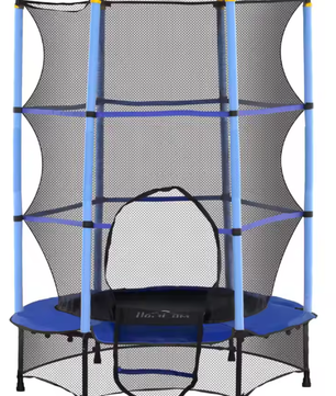 Kindertrampoline Ø140 cm met Veiligheidsnet – Binnen en Buiten Speelplezier voor 3–10 Jaar