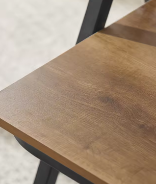 Opvouwbare Klapstoel – Metaal & Houtlook, Compact en Stevig