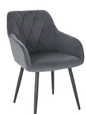 Fluwelen Eetkamerstoel met Armleuningen – Scandinavisch Design & Comfort