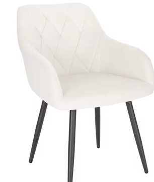 Fluwelen Eetkamerstoel met Armleuningen – Scandinavisch Design & Comfort