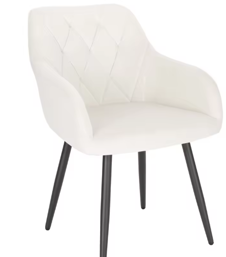 Fluwelen Eetkamerstoel met Armleuningen – Scandinavisch Design & Comfort