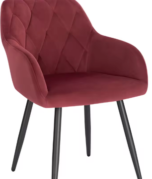 Fluwelen Eetkamerstoel met Armleuningen – Scandinavisch Design & Comfort