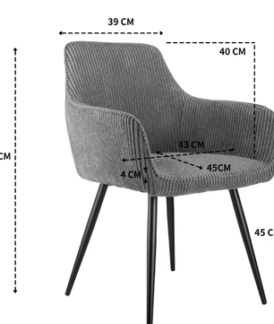 Set Van 2 Koordstoelen Met Rugleuning En Armsteun – Wintertaling, Metalen Frame, Skandi Design