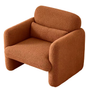 Moderne Clubstoel met Kussen – Gestoffeerde Fauteuil met Vleugels voor Slaapkamer of Kantoor