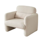 Moderne Clubstoel met Kussen – Gestoffeerde Fauteuil met Vleugels voor Slaapkamer of Kantoor