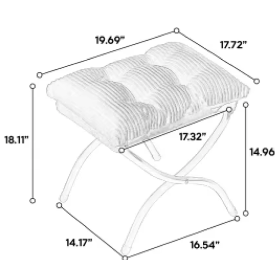 Moderne Lounge Luie Stoel met Armleuningen en Voetensteun – Gestoffeerde Fauteuil