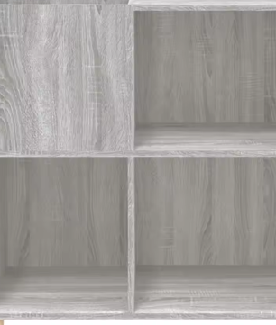 Grijze Sonoma-stijl Opbergkast 84x38x89 cm – Multifunctionele Organizer voor Thuiskantoor & Slaapkamer