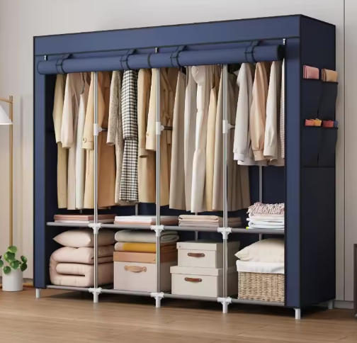 Draagbare Multi-Layer Kledingkast – Stofdicht & Ruimtebesparend