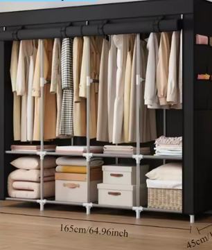 Draagbare Multi-Layer Kledingkast – Stofdicht & Ruimtebesparend