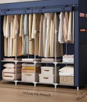 Draagbare Multi-Layer Kledingkast – Stofdicht & Ruimtebesparend