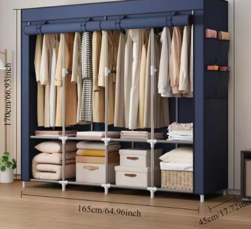 Draagbare Multi-Layer Kledingkast – Stofdicht & Ruimtebesparend
