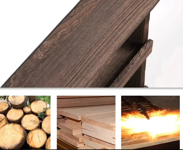Zwevende Houten Opbergplank – 4-Lagen Kruidenrek voor Wandmontage