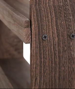 Zwevende Houten Opbergplank – 4-Lagen Kruidenrek voor Wandmontage