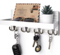 Houten Sleutelhouder en Wandpostorganisator – Rustiek & Functioneel