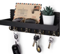 Houten Sleutelhouder en Wandpostorganisator – Rustiek & Functioneel