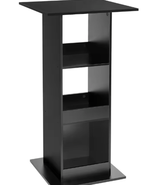 Hoge Bartafel met 3 Planken en Zijkast – Bistro & Opbergmeubel