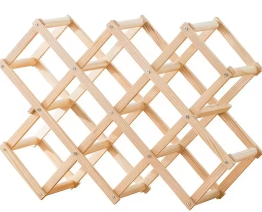 Stapelbare Houten Wijnplanken – 3, 5, 6 & 10 Flessen Opbergruimte