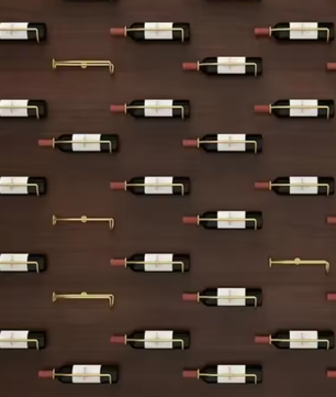 Europees Stijl Wandwijnrek – Creatief Enkel Decoratief Frame