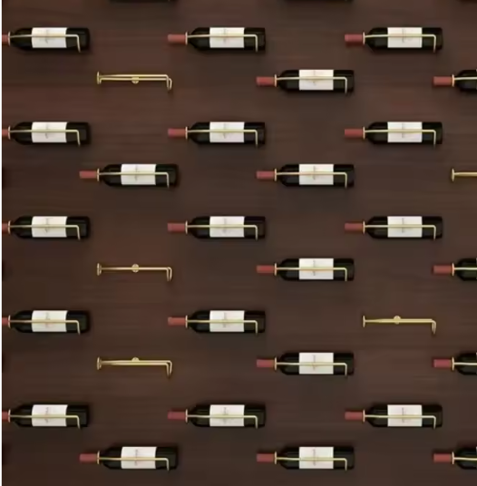 Europees Stijl Wandwijnrek – Creatief Enkel Decoratief Frame