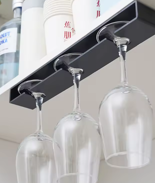 Punch-Free Beker & Wijnglas Ophangrek – Ondersteboven Afvoer