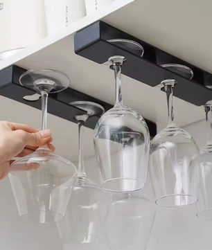Punch-Free Beker & Wijnglas Ophangrek – Ondersteboven Afvoer