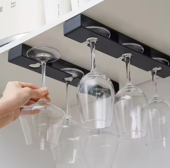 Punch-Free Beker & Wijnglas Ophangrek – Ondersteboven Afvoer