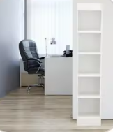 5-Niveaus Open Boekenkast – Smalle Opbergplank voor Woonkamer, Slaapkamer en Thuiskantoor