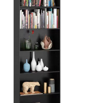 Getone 6-laags Boekenkast – Hoog 180 cm Open Opbergrek met Houten Planken voor Woonkamer, Slaapkamer en Thuiskantoor, Minimalistisch Design