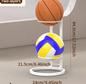 Eenvoudig basketbal- en volleybal opbergrek – Kindvriendelijk displayrek voor sportballen, ideaal voor scholen en thuissport