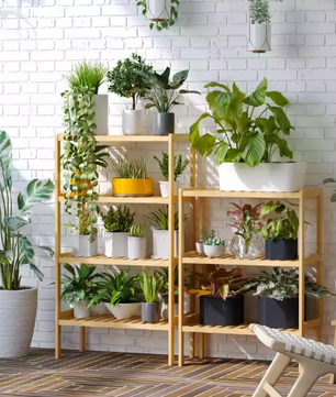 Bamboe Boekenkast met 4 Lagen – Duurzame Multifunctionele Opbergkast voor Badkamer, Woonkamer of Hal, 62x33x112 cm