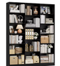 Boekenplank met 17 Compartimenten – Ruimtebesparend Opbergrek voor Woonkamer en Kantoor, 149x23,5x188 cm