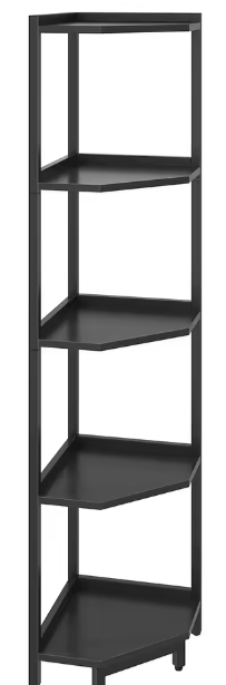 Hoekboekenkast 5 Planken – Stevig Metalen Frame & Ruimtebesparend Design